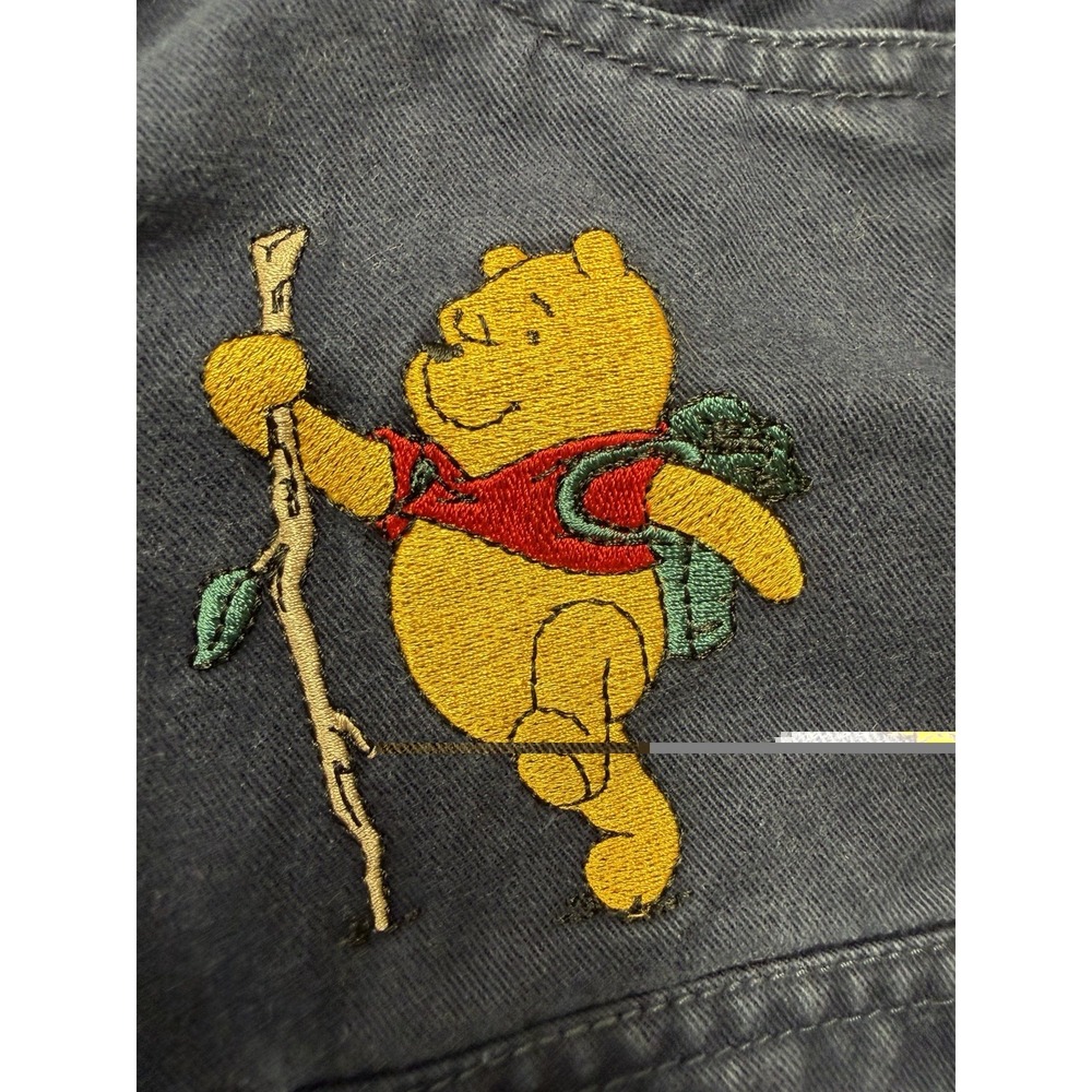 Vintage Disney Pooh 100 Acre Collection Winnie the Pooh Tigger Blue Overalls 2T - Picture 6 of 11